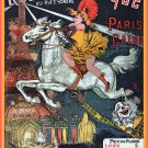 Decoration 16x20 Poster.Room art wall design.French circus.9021