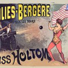 Decoration 16x20 Poster.Room art wall design.Miss Holton.Circus.9023