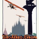 Decoration 16x20 Poster.Room art wall design.Europe airplane.Aviation.9052