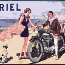 Decoration 16x20 Poster.Room art wall design.Ariel Motorcycle.9053