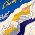 Decoration 16x20 Poster.Room art wall design.Champery.Ski.9114