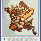 Decoration 16x20 Poster.Room art wall design.French Cheese types regions.9123 Decoration 16x20 Poster.Room art wall design.French Cheese types regions.9123