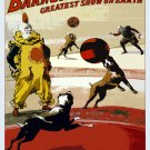 Decoration 16x20 Poster.Room art wall design.Circus dogs playing ball.9213 Decoration 16x20 Poster.Room art wall design.Circus dogs playing ball.9213