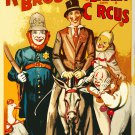 Decoration 16x20 Poster.Room art wall design.Circus clowns.9223