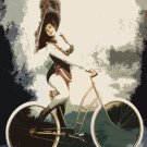 Decoration 16x20 Poster.Room art wall design.Circus.Bicycle rider.9224