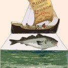 Decoration 16x20 Poster.Room art wall design.Cod Liver oil Emulsion ad.9274