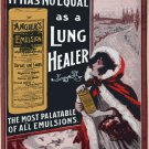 Decoration 16x20 Poster.Room art wall design.Lung healer ad.9316