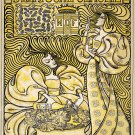 Decoration 16x20 Poster.Room art wall design.Mucha style.9399