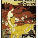 Decoration 16x20 Poster.Room art wall design.American Bicycle.9402