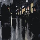 16x20 Poster decor.Room art wall design.Jugend Youth magazine Night scene.9410