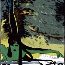 16x20 Poster decor.Room art wall design.Jugend Youth magazine Green girl.9416