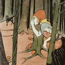 16x20 Poster decor.Room art wall design.Jugend Youth magazine Red riding hood wolf story.9457