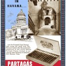 7999.Decoration Poster.Home Room wall interior design.Partagas Cuban cigar ad