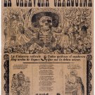 474.La Calavera Oaxaqueê±a Decor Art POSTER.Graphics to decorate home office.