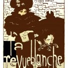 LA Revueblanche cultural Decoration Poster. Graphic Interior Art design 3212