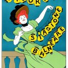 7893.Decoration Poster.Home Room wall interior design.Happy dancing.Art Nouveau
