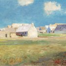 11951.Decoration Poster.Home interior design.Room wall decor.Breton village