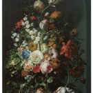 Decoration Poster.Home Room Interior design.Flower bouquet vase.6454