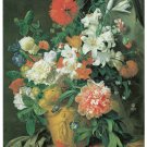 Decoration Poster.Home Room Interior design.Flower bouquet vase.6485