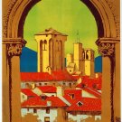 2917.Blesle Auvergne Neussargues ë_POSTER.French Travel Room Office art Decor