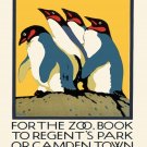 7917.Decoration Poster.Home Room wall interior art design.Camden Zoo pinguins