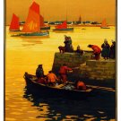 8196.Decoration Poster.Home Room wall.Art print design.Ile Tudy Finistere France