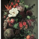 Decoration Poster.Home Room Interior design.Flower bouquet vase.6490