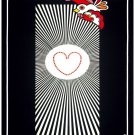 9364.Un solitaire coraz̍_n.northamerican film.heart.POSTER.decor Home Office art