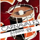 7671.Decoration Poster.Home Room wall design art print.Carnaval 1936 Habana Cuba