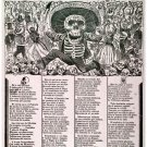 7700.Decoration Poster.Home Room wall design art print.Calaveras.Mexican poem