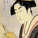 7507.Decoration Poster.Home Room interior art design.Japanese Geisha reading