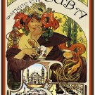 7554.Decoration Poster.Home Room wall design.Enjoy in Cuba.Art Nouveau model