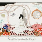 12170.Decoration POSTER.Room interior wall Art Nouveau.Deco House of Fashion