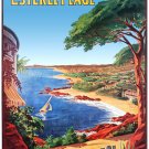 4820.Esterel-Plage.St RaphåÕ_el.view of the beach.POSTER.decor Home Office art