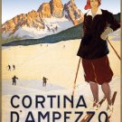 8067.Decoration Poster.Home Room wall design.Cortina d'Ampezzo ski resort decor