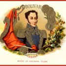 7519.Decoration Poster.Home Room interior design.Bolivar cigar label.Tobacco art