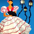 8302.Decoration Poster.Home Room design art print.Spain fashion dress.Espaêa