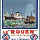 Decoration Poster.Home room art.Interior design.Le Rouen.French Cruise Ship.7152
