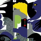 4291.Decorative Poster.Maleantes movie.Faces abstract.Room interior design art