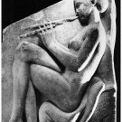 5214.Greek fresco.unclothed woman playing woodwind.POSTER.Decoration.Wall Art