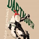 Decorative POSTER.Home room Interior art design.1956 Dartmouth ski resort.7122