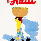 Decorative POSTER.Home room Interior wall art design.Come to Haiti.Travel.7082