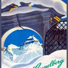 Decorative POSTER.Home room Interior art design.Engelberg Ski resort.Travel.7133