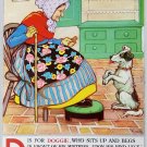 Decoration Poster.Home room art.Interior design.D is for Doggie.Children.7311
