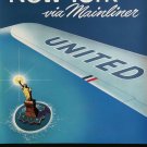 Decoration Poster.Home room art.Interior design.New York Liberty.Aviation.7332