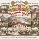 9654.Decoration Poster.Room Wall art.Home decor.1876 Hungarian wines.Victorian