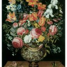 Decoration Poster.Home Room Interior design.Flower bouquet vase.6491