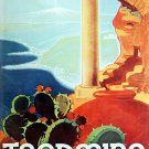 7990.Decoration Poster.Home Room wall art interior design.Taormina Sicily decor