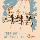 8691.Decoration Poster print.Home Room wall art design.Good Health care tests ad
