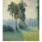 12389.Decoration Poster.Home wall art design.Pissarro painting.Landscape.Sunset